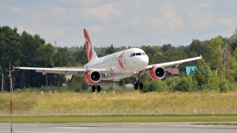Airbus A319 аэропорт Шереметьево