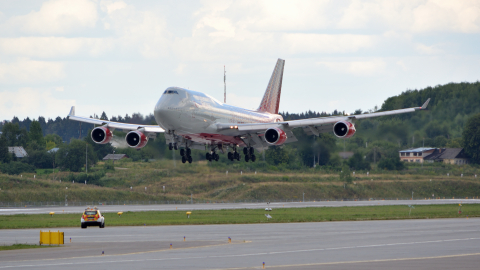 Boeing 747 аэропорт Шереметьево