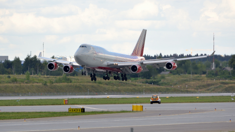 Boeing 747 аэропорт Шереметьево