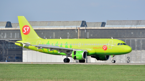 Airbus A319 аэропорт Домодедово