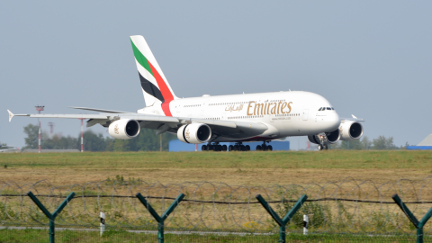 Airbus A380 аэропорт Домодедово